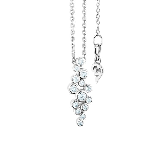 Collier Prosecco, Weißgold • Diamant von Capolavoro (CO8BRW02286)