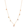 Capolavoro Collier Prosecco - CO9SMC00676.RAINBOW (RAINBOW) aus Roségold mit Saphir