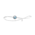 Capolavoro Flexibles Armband Espressivo - AB8T00170.INNEN.17 (17-M) aus Weißgold mit Diamant und Topas