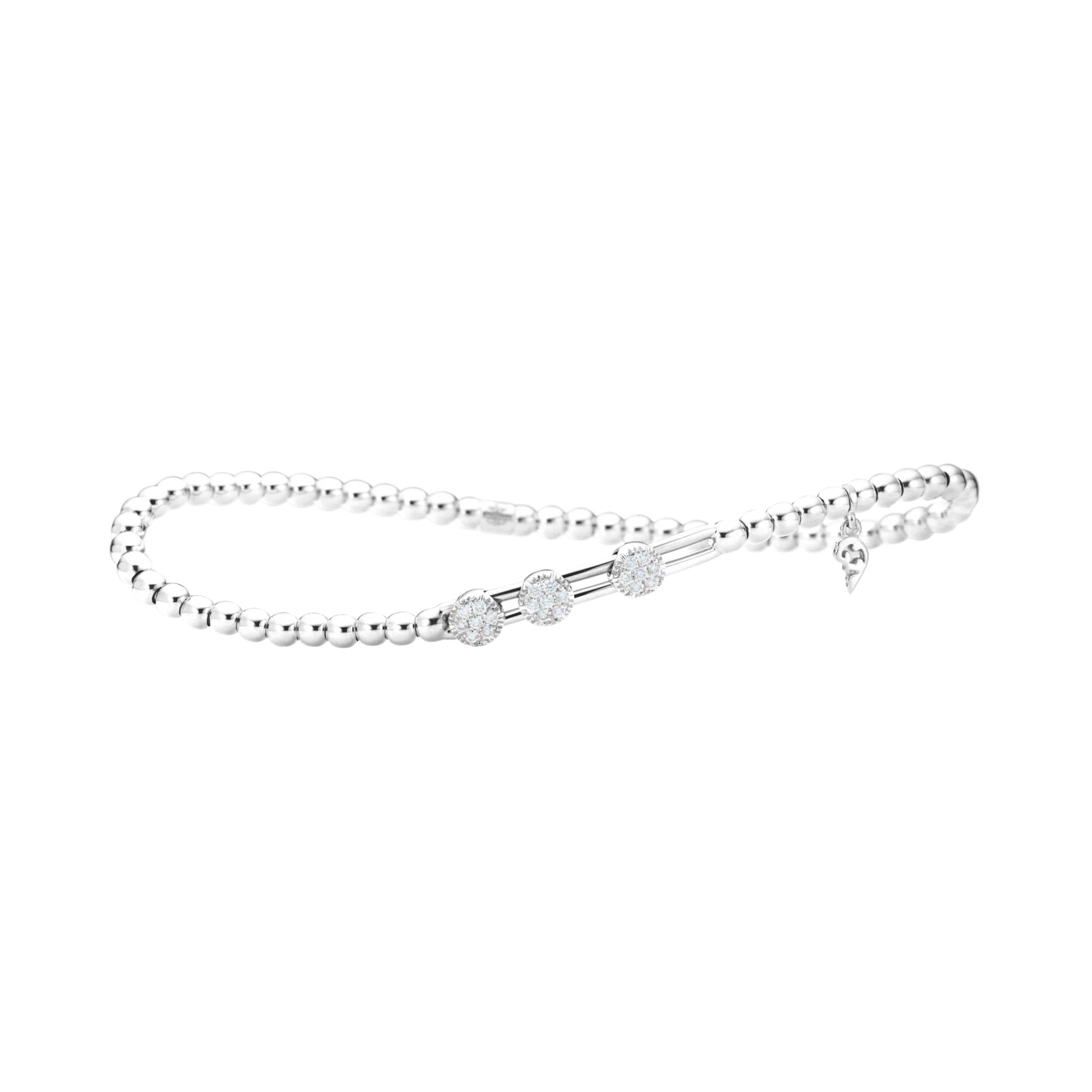 Capolavoro Flexibles Armband Flessibile - AB8B00181.INNEN.17 (17) aus Weißgold mit Diamant