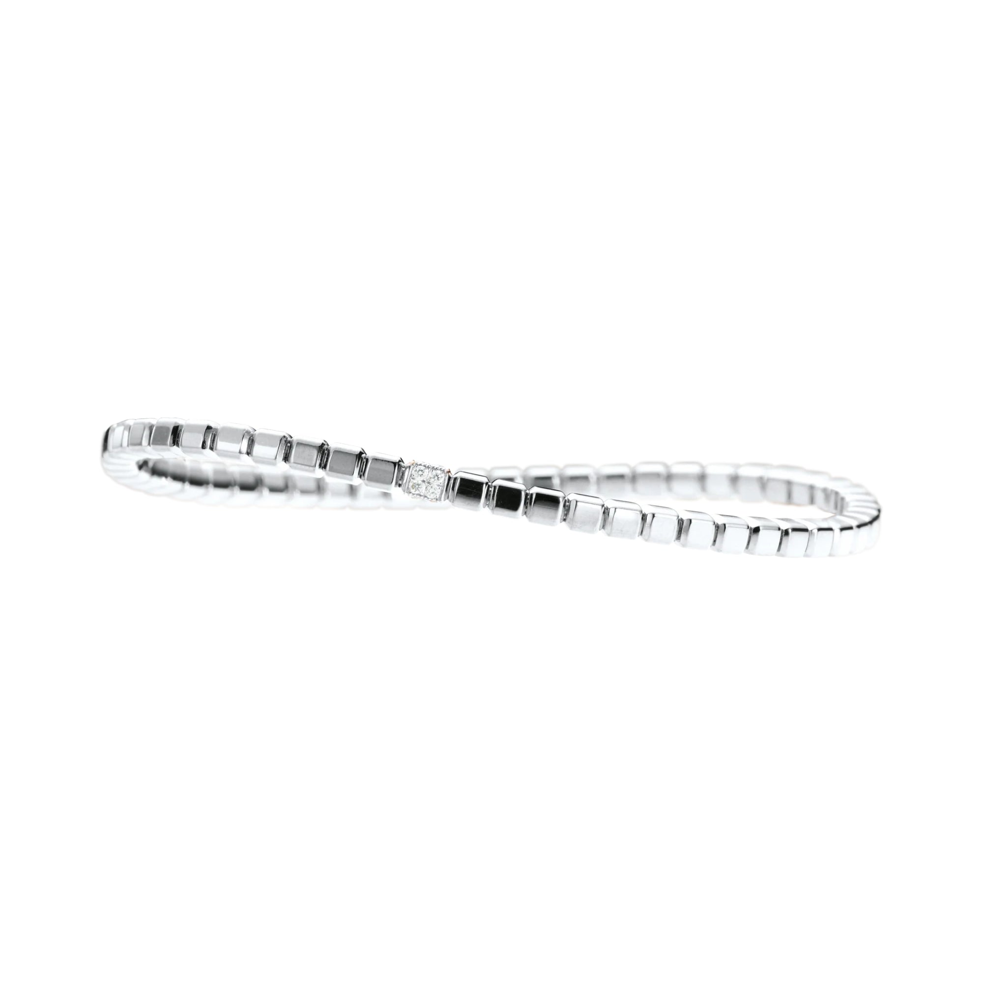 Capolavoro Flexibles Armband Flessibile - AB8B00203.INNEN.17 (17) aus Weißgold mit Diamant