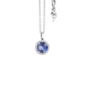 Capolavoro Necklace Espressivo (CO8TAN02037-M) aus Weißgold mit Diamant und Tansanit