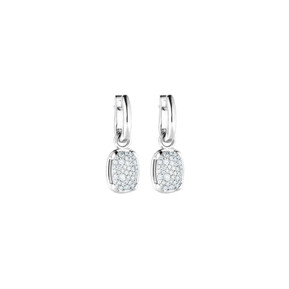 Ohrcreolen Capriccio, Weißgold • Diamant von Capolavoro (OC8BRW01273)