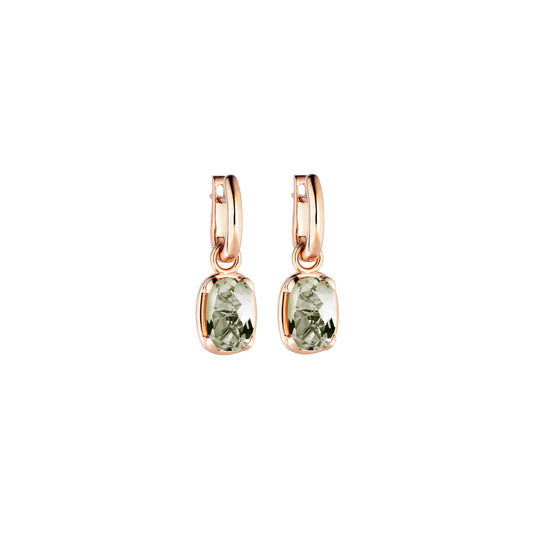 Ohrcreolen Capriccio, Roségold • Prasiolith von Capolavoro (OC9PRA01273)