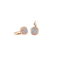 Capolavoro Ohrcreolen Capriccio (OH9BRW00677) aus Bicolor-Gold mit Diamant