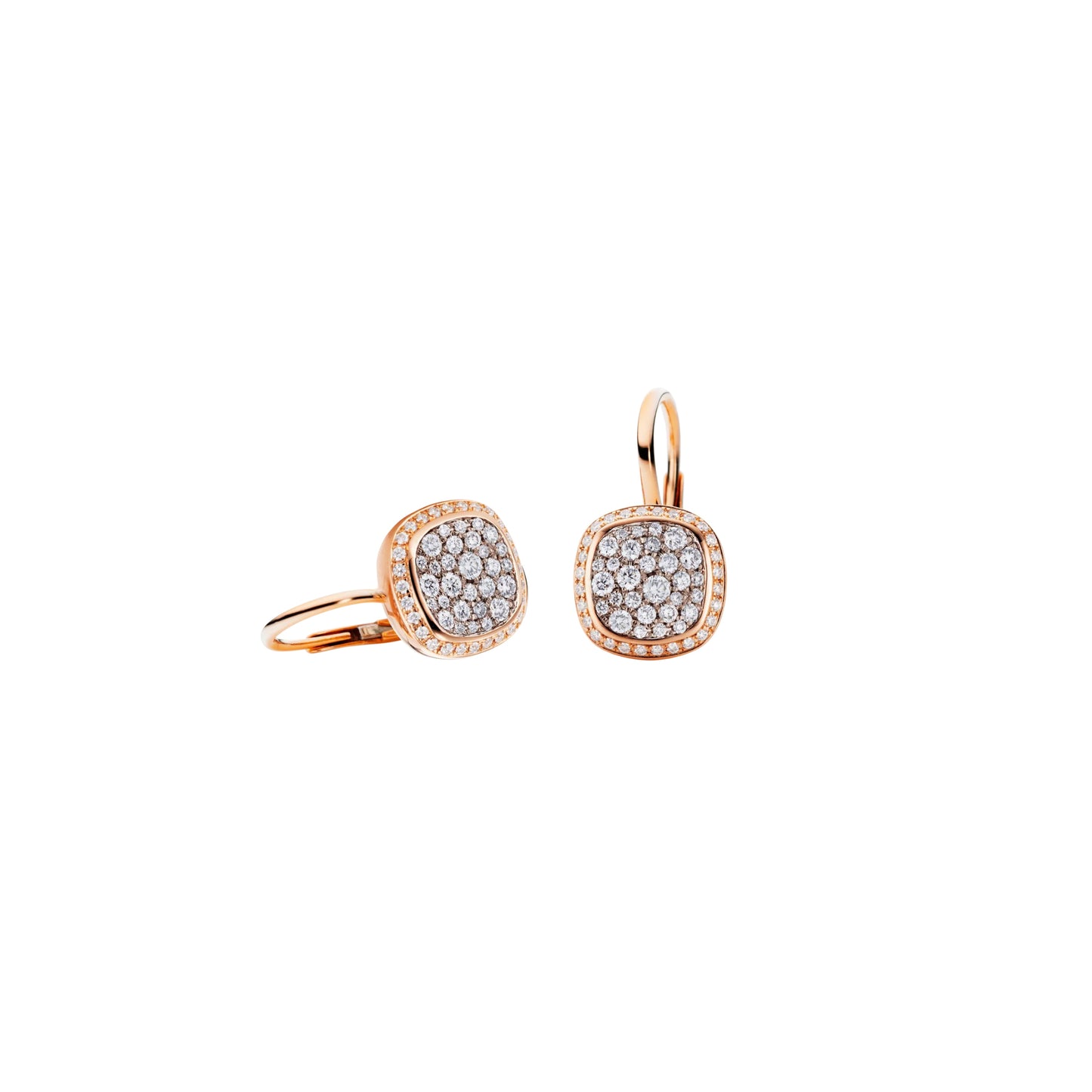 Ohrcreolen Capriccio, Bicolor-Gold • Diamant von Capolavoro (OH9BRW00677)