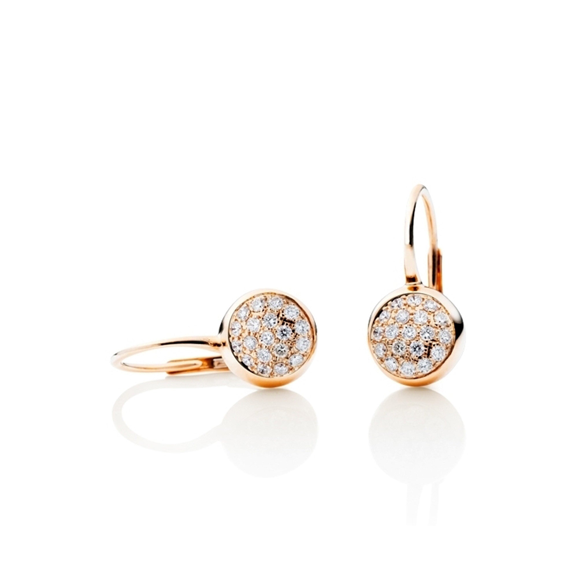 Capolavoro Ohrhänger Dolcini (OH9B00612-M) aus Roségold mit Diamant