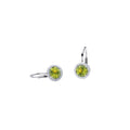 Capolavoro Ohrhänger Espressivo (OH8PER00619-M) aus Weißgold mit Diamant und Peridot