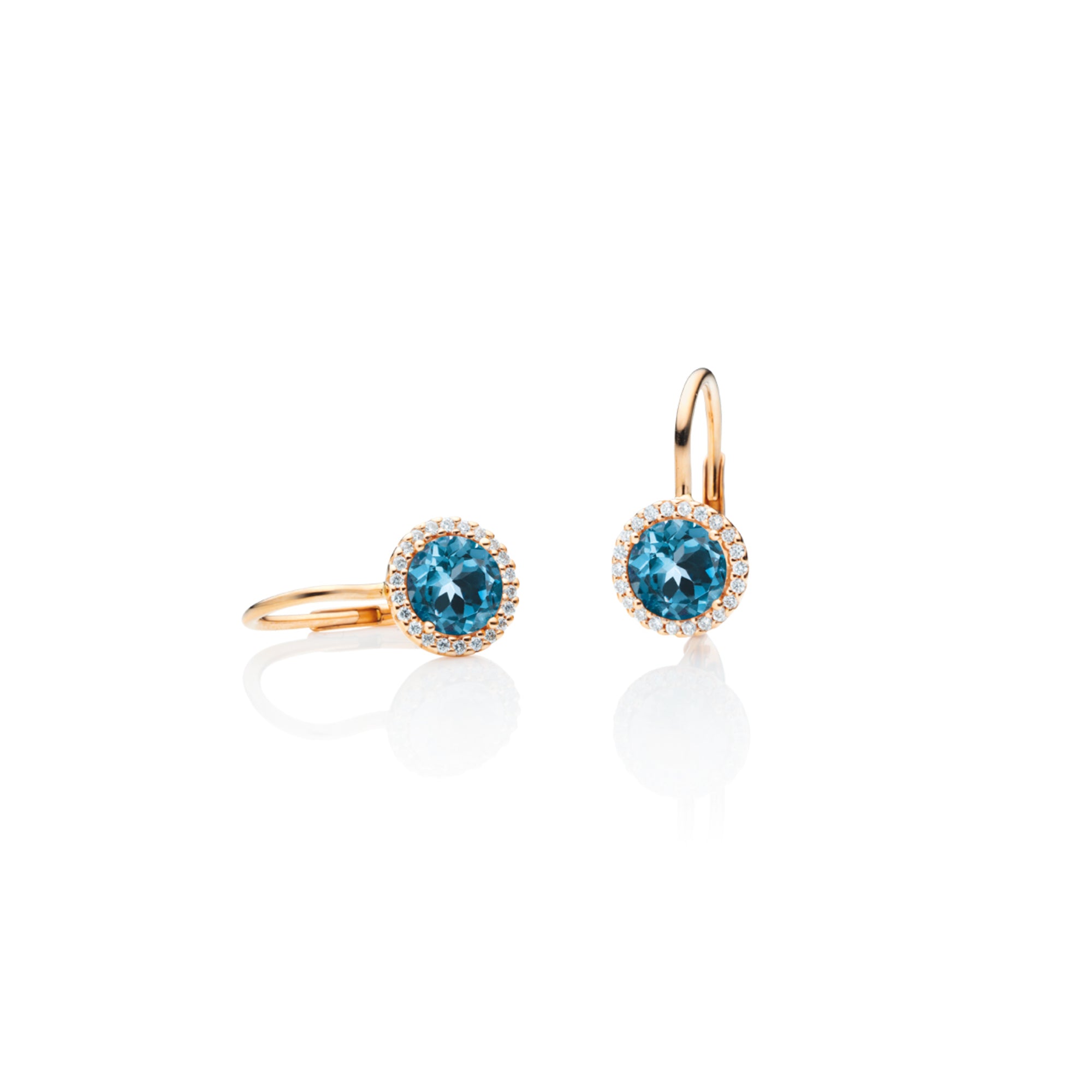 Capolavoro Ohrhänger Espressivo (OH9TOL00619) mit Diamant und Topas