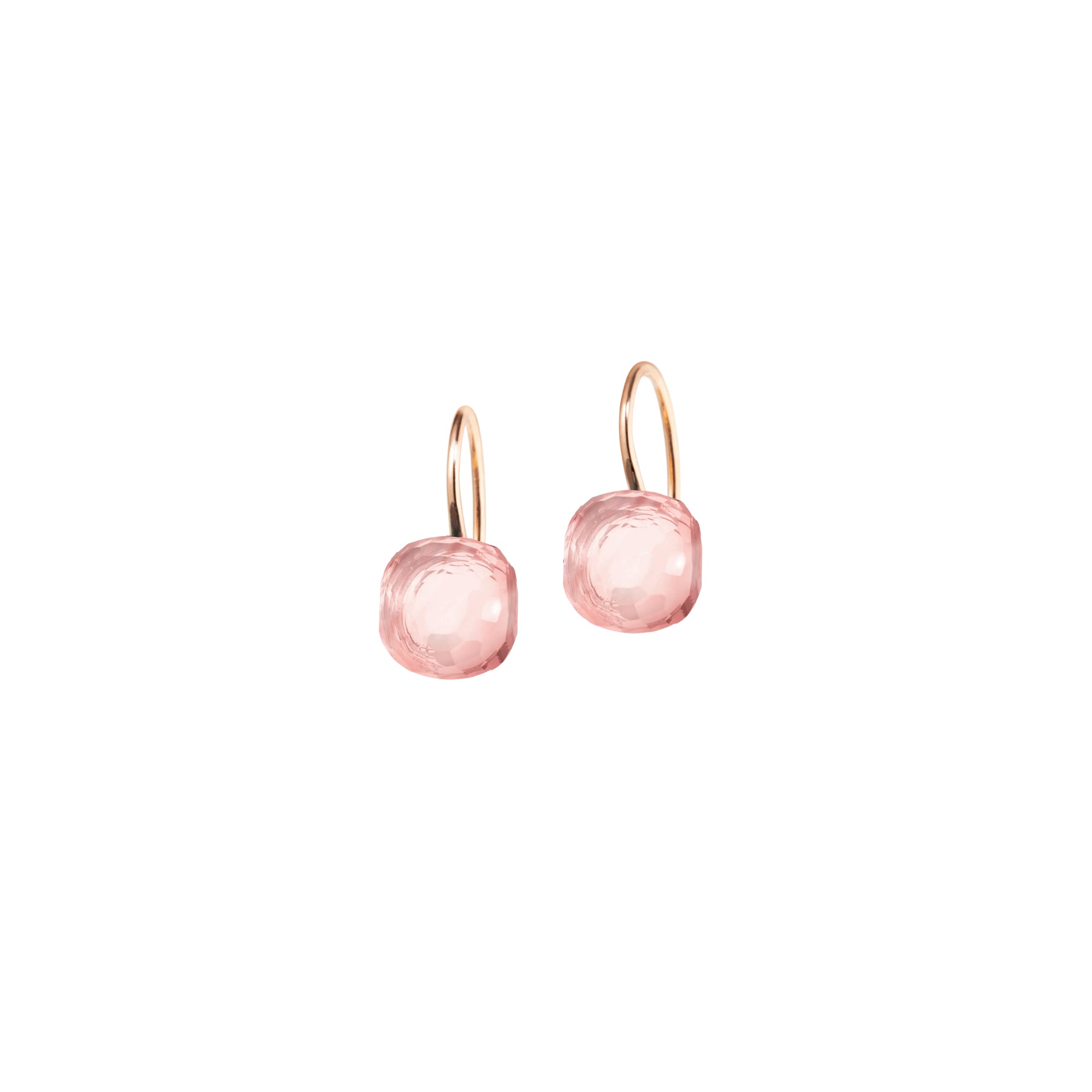 Capolavoro Ohrhänger Happy Holi - OH9ROK00663.FAC (FAC) aus Roségold mit Rosenquarz