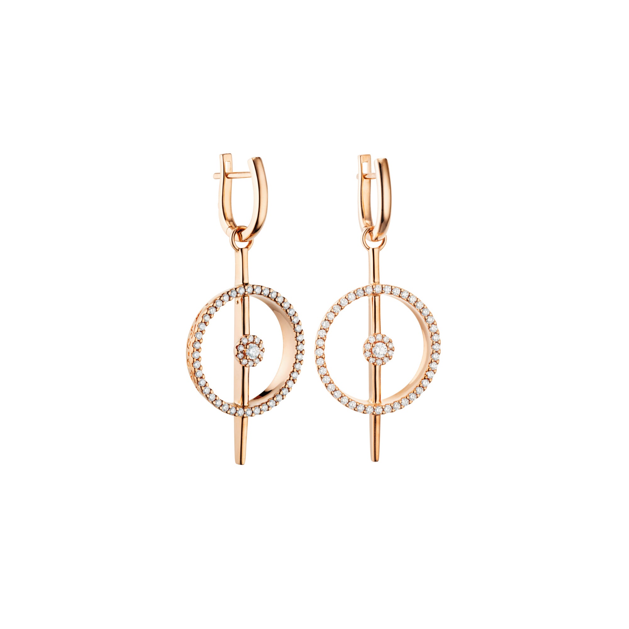 Capolavoro Ohrhänger Magnifico (OH9BRW00669) aus Roségold mit Diamant