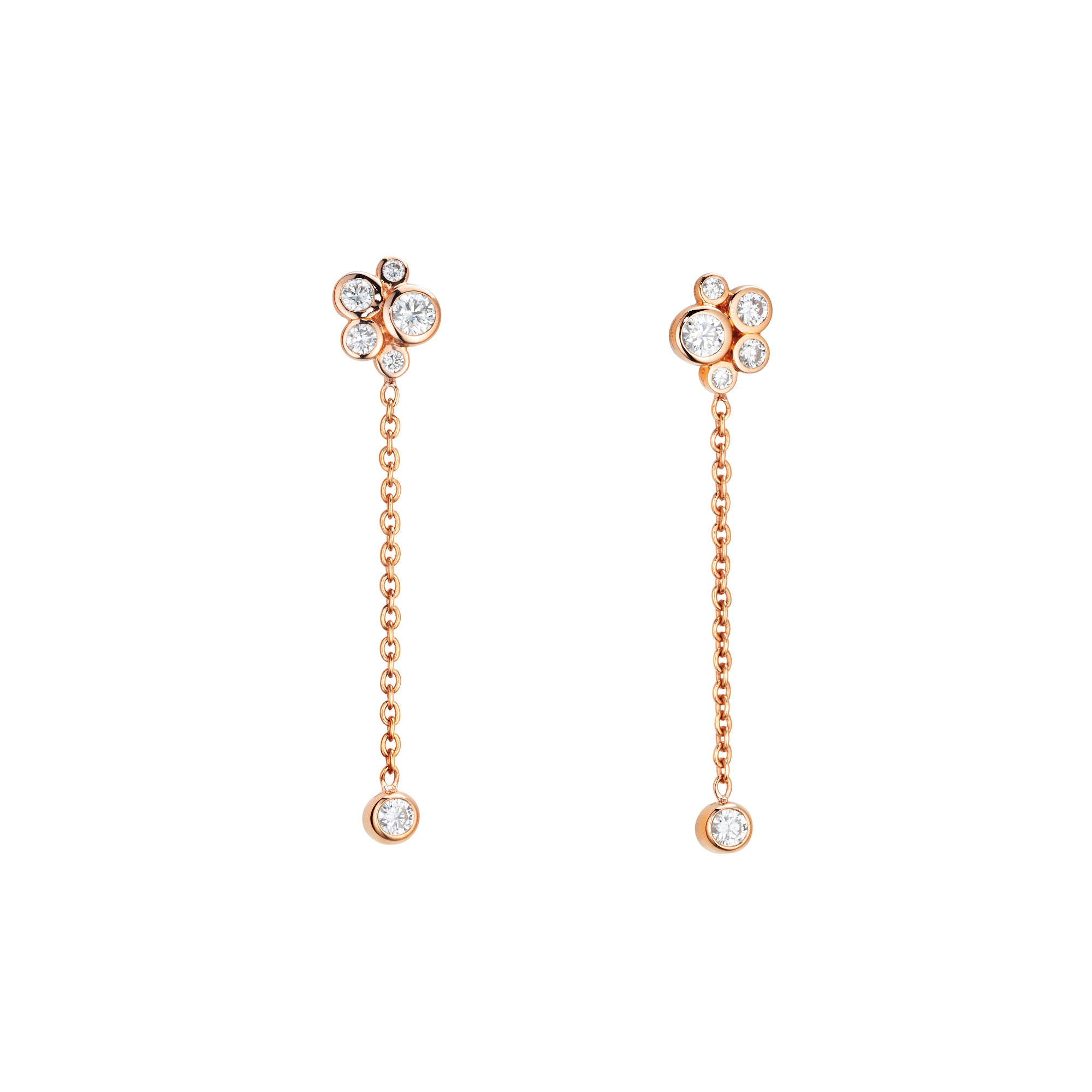 Capolavoro Ohrhänger Sérail (OS9BRW01005) aus Roségold mit Diamant