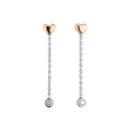 Capolavoro Ohrstecker Di Cuori (OS9B0001007) aus Bicolor-Gold mit Diamant