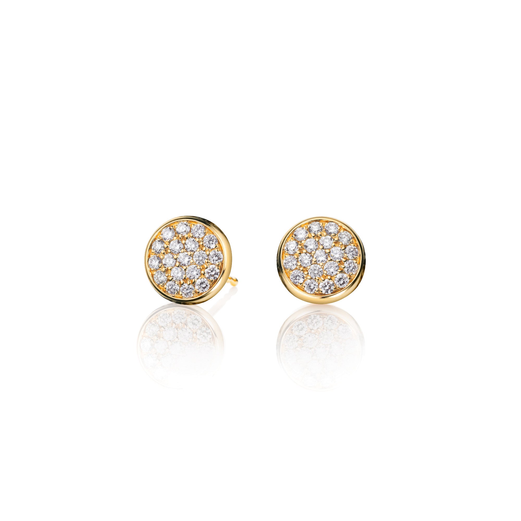 Capolavoro Ohrstecker Dolcini (OS7BRW00992-M) aus Gelbgold mit Diamant