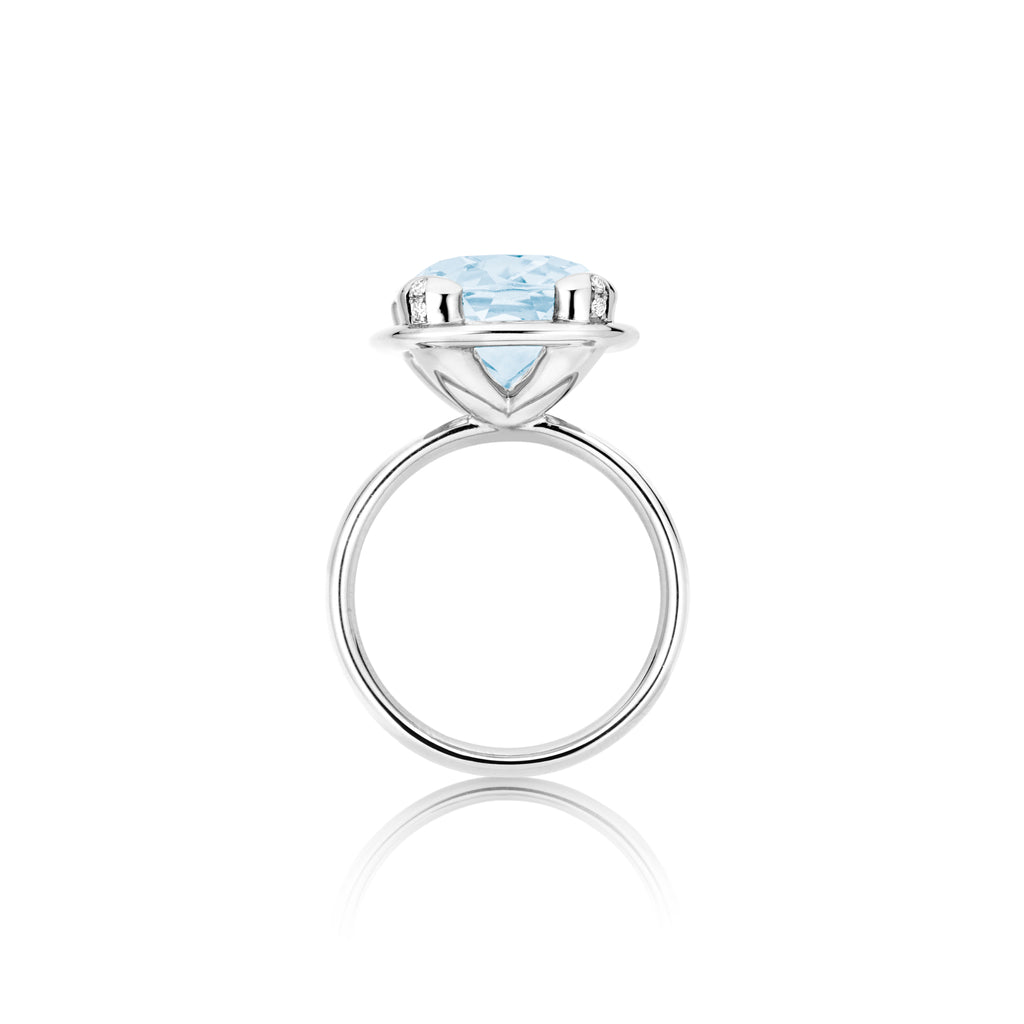 Capolavoro Ring Capriccio (RI8TOA02774) aus Weißgold mit Diamant und Topas