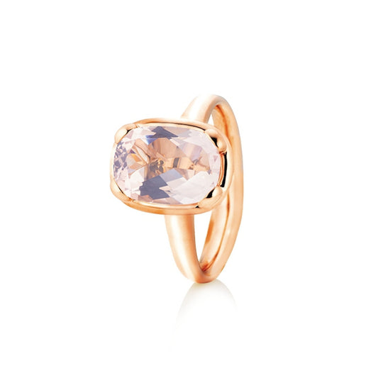Ring Capriccio, Roségold • Rosenquarz von Capolavoro (RI9ROK02792)