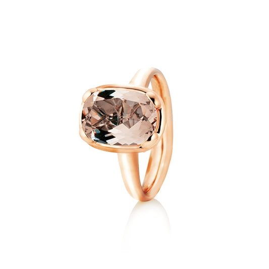 Ring Capriccio, Roségold • Rauchquarz von Capolavoro (RI9RQH02792)