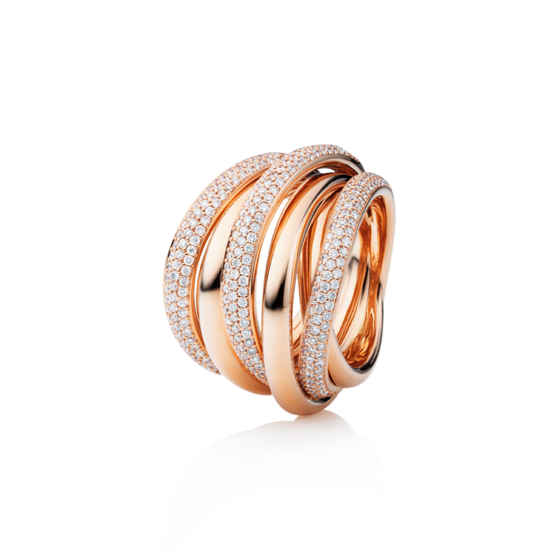 Capolavoro Ring Cielo (RI9BRW02594) aus Roségold mit Diamant