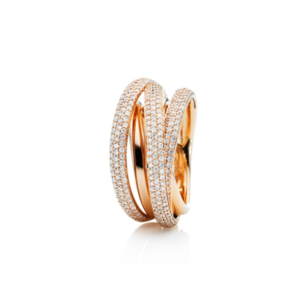 Capolavoro Ring Cielo (RI9BRW02604) aus Roségold mit Diamant