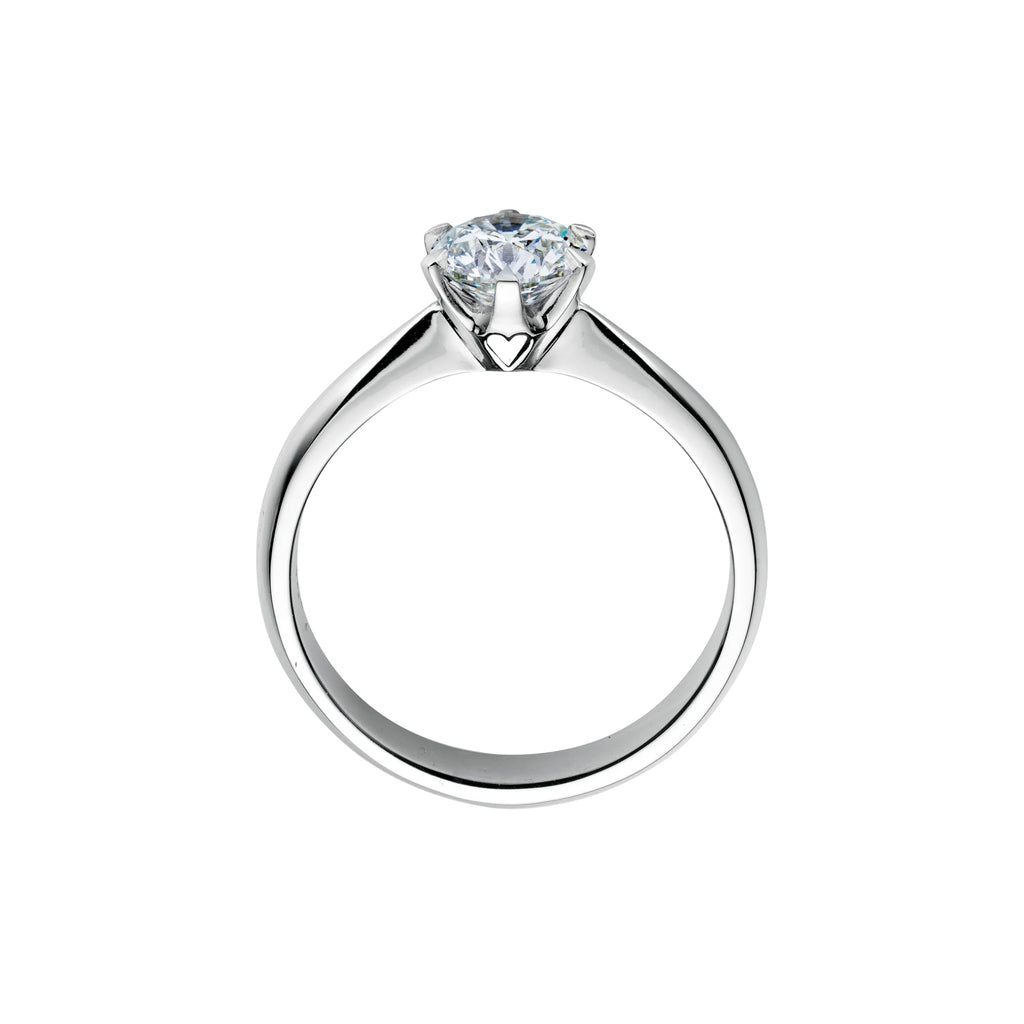 Capolavoro Ring Classico - RI8B02310.0.25TW (25TW-SI) aus Weißgold mit Diamant
