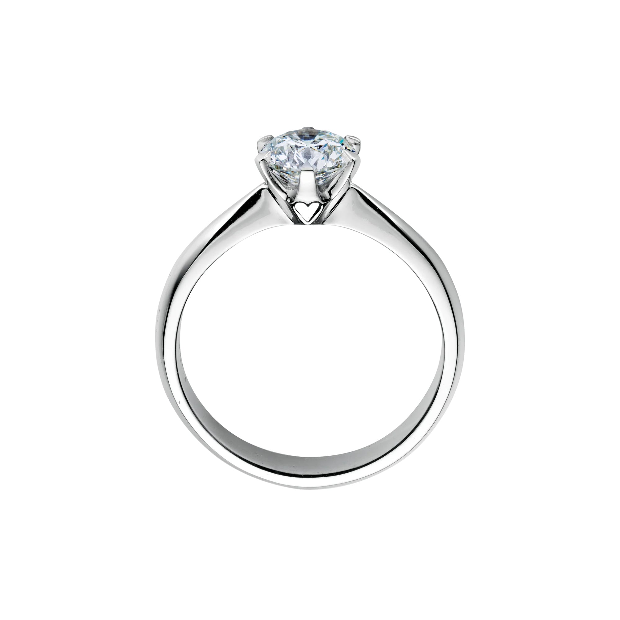 Capolavoro Ring Classico - RI8B02310.0.25TW (25TW-SI) aus Weißgold mit Diamant
