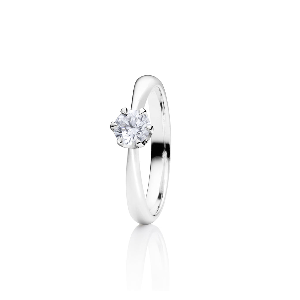 Capolavoro Ring Classico - RI8B02310.0.50TW (50TW-SI-GIA) aus Weißgold mit Diamant