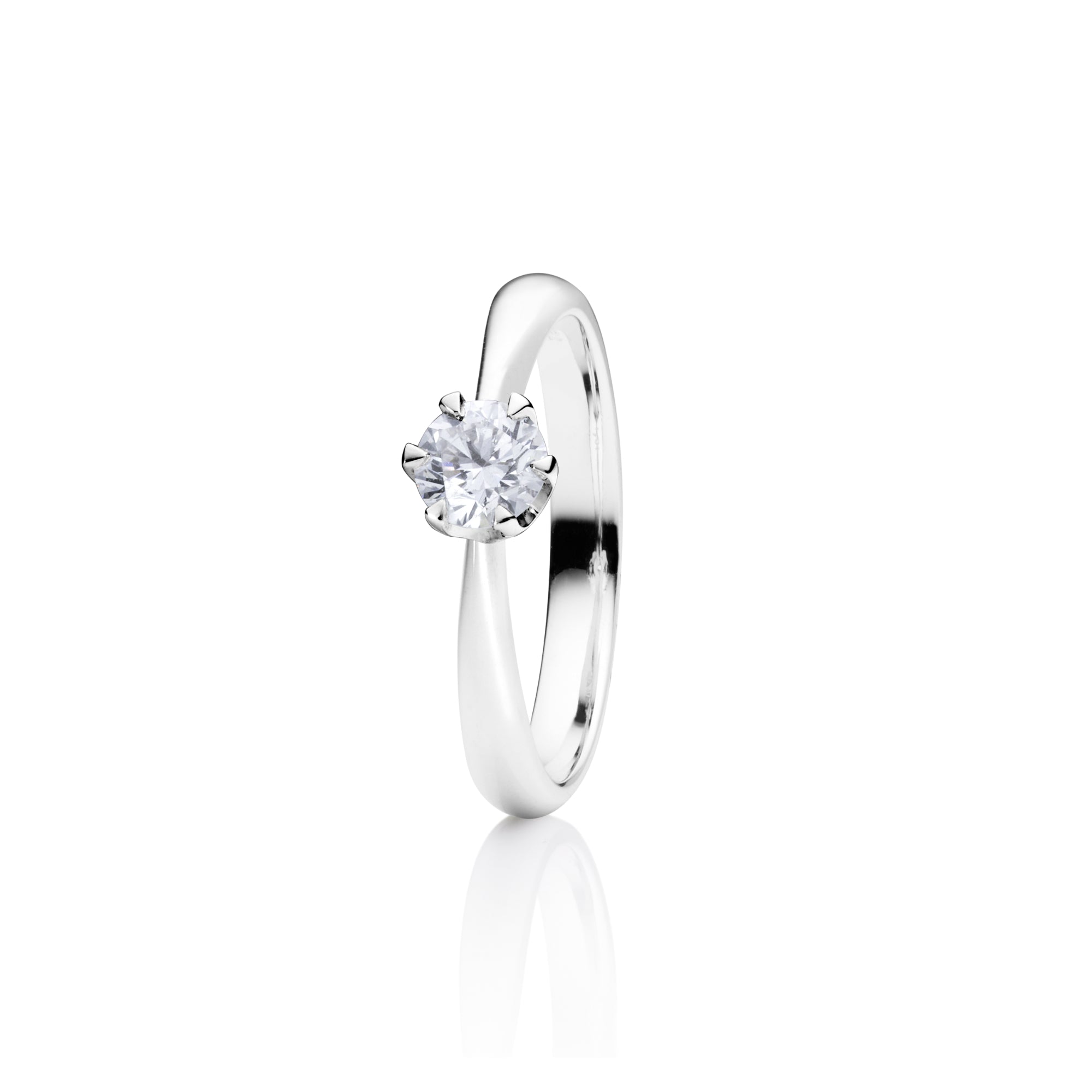 Capolavoro Ring Classico - RI8B02310.0.50TW (50TW-SI-GIA) aus Weißgold mit Diamant