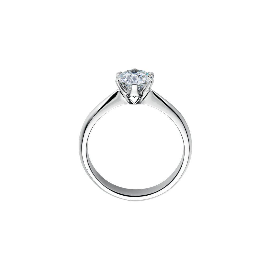 Capolavoro Ring Classico - RI8B02310.0.50TW (50TW-SI-GIA) aus Weißgold mit Diamant