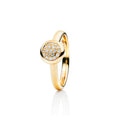 Capolavoro Ring Dolcini (RI7B02526-M) aus Gelbgold mit Diamant