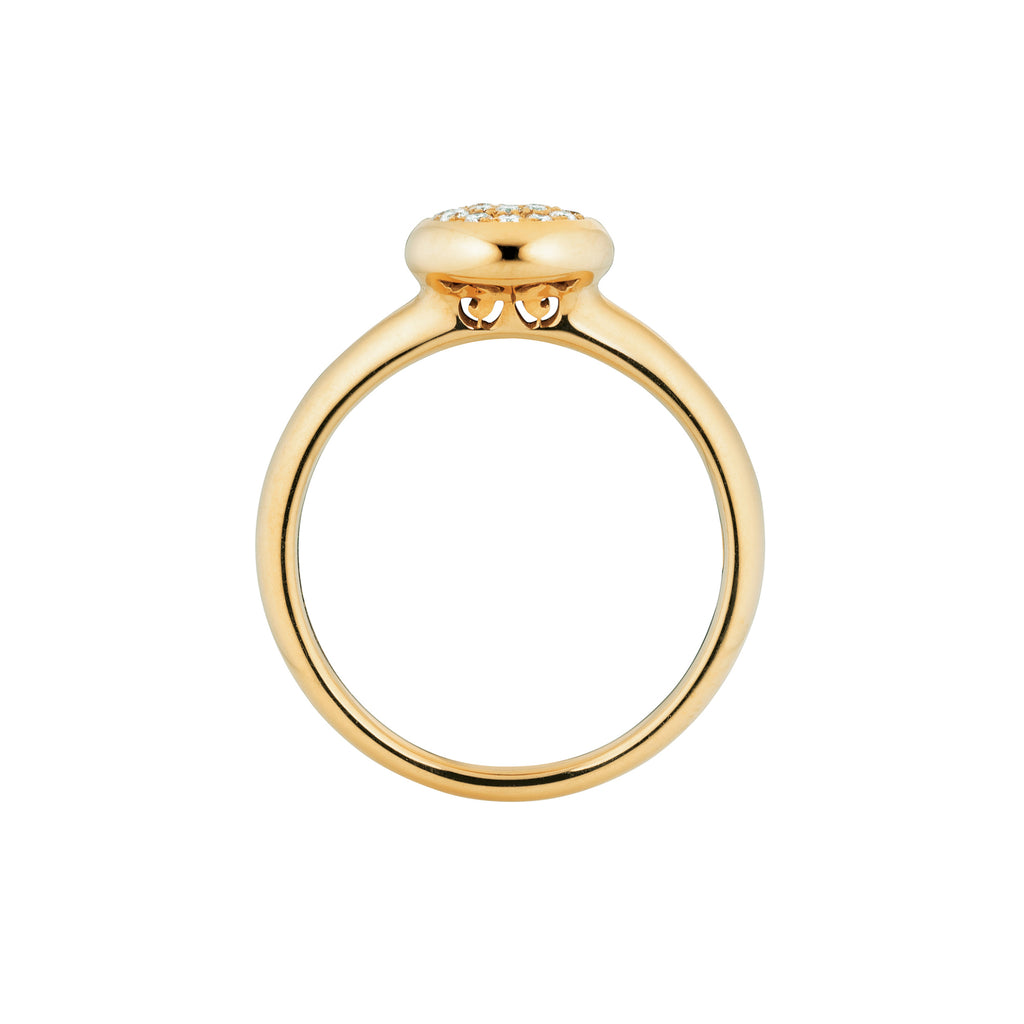 Capolavoro Ring Dolcini (RI7B02526-M) aus Gelbgold mit Diamant