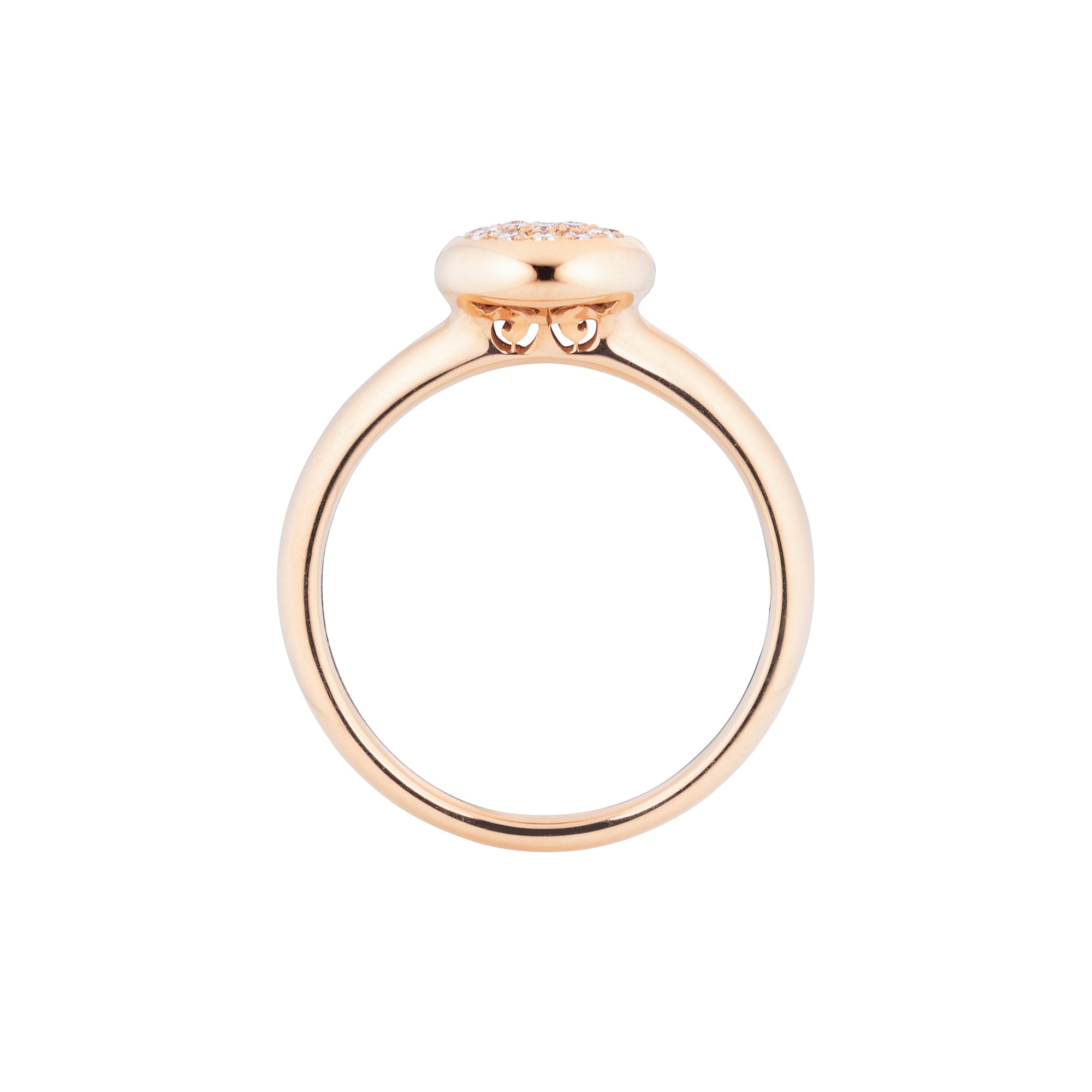 Capolavoro Ring Dolcini (RI9B02526-M) aus Roségold mit Diamant