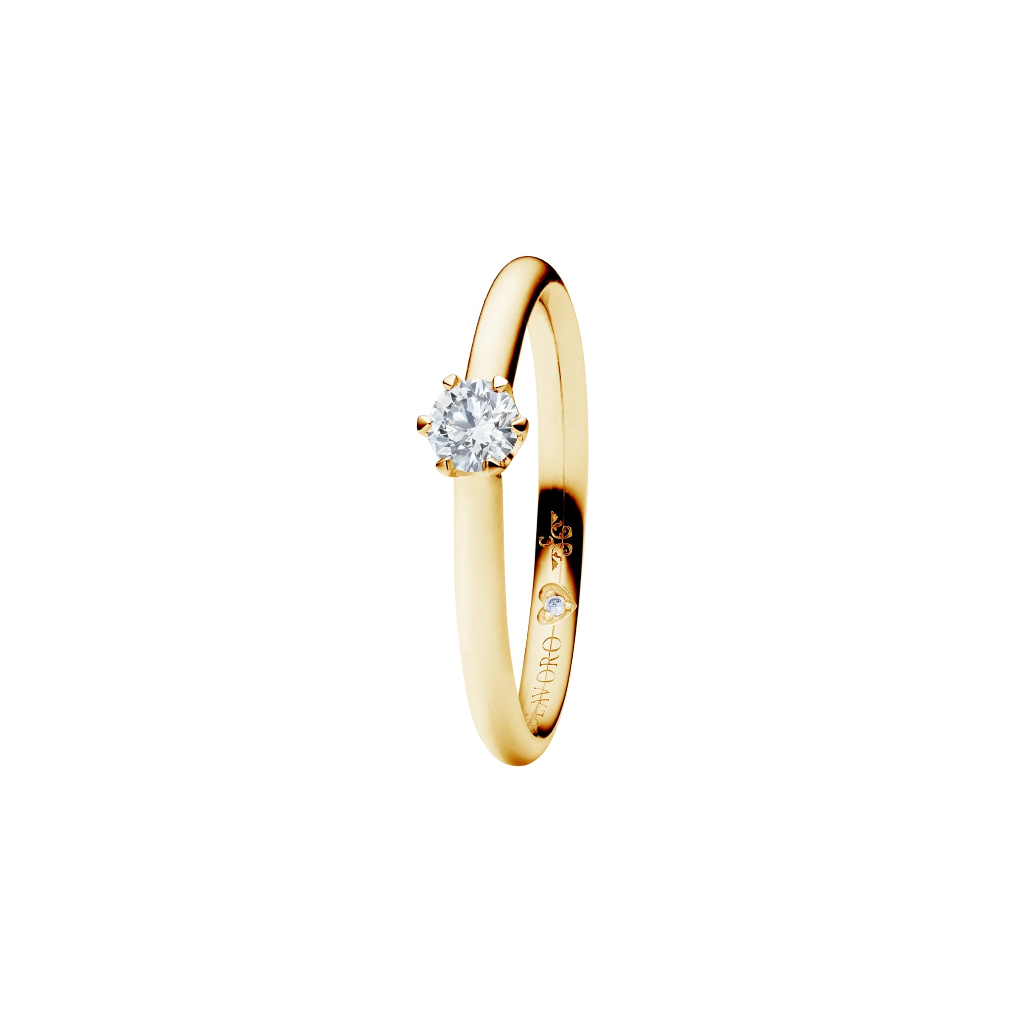 Capolavoro Ring Endless Love - RI7B05060.0.25TW (25TW-VS) aus Gelbgold mit Diamant