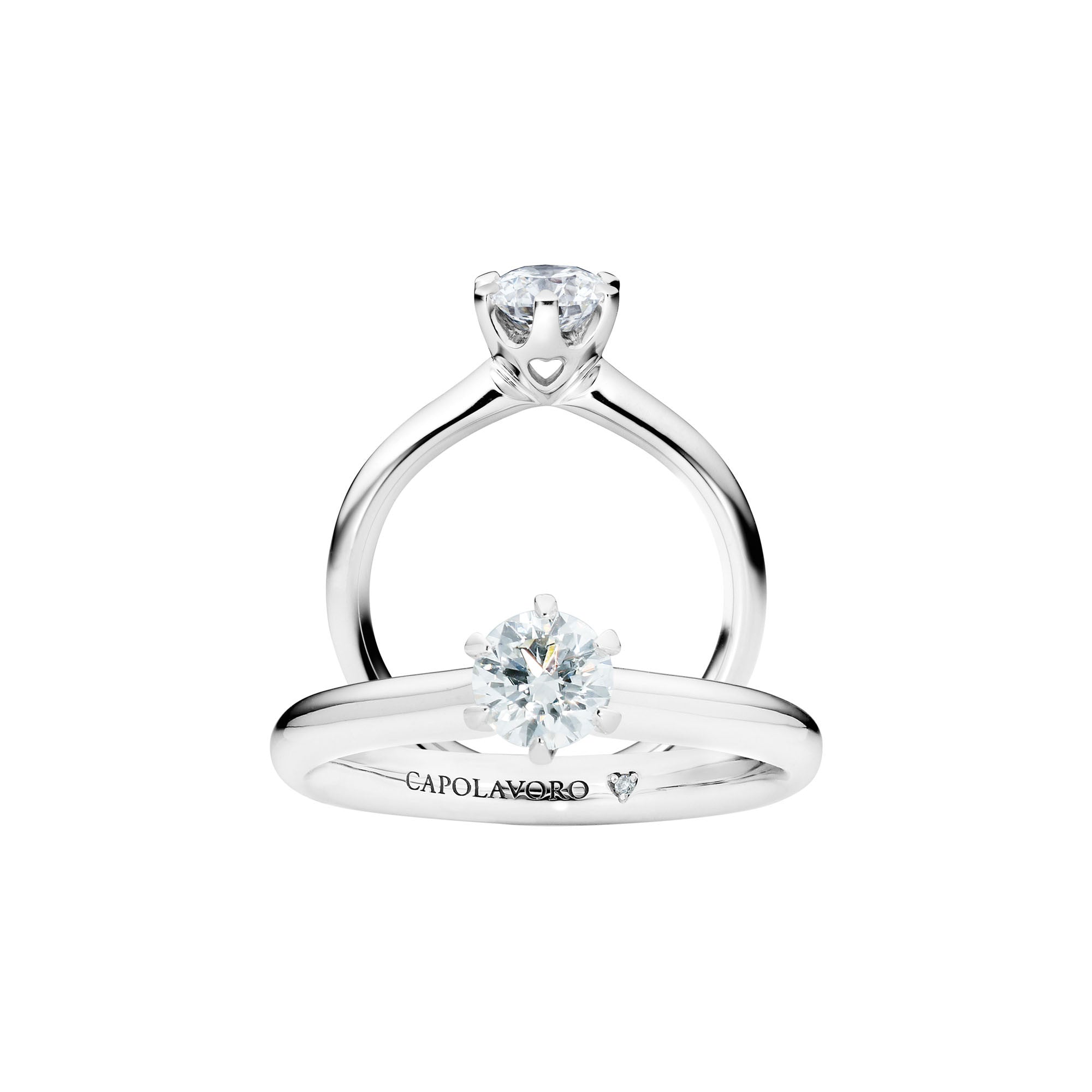 Capolavoro Ring Endless Love - RI8B05060.0.15TW (15TW-VS) aus Weißgold mit Diamant