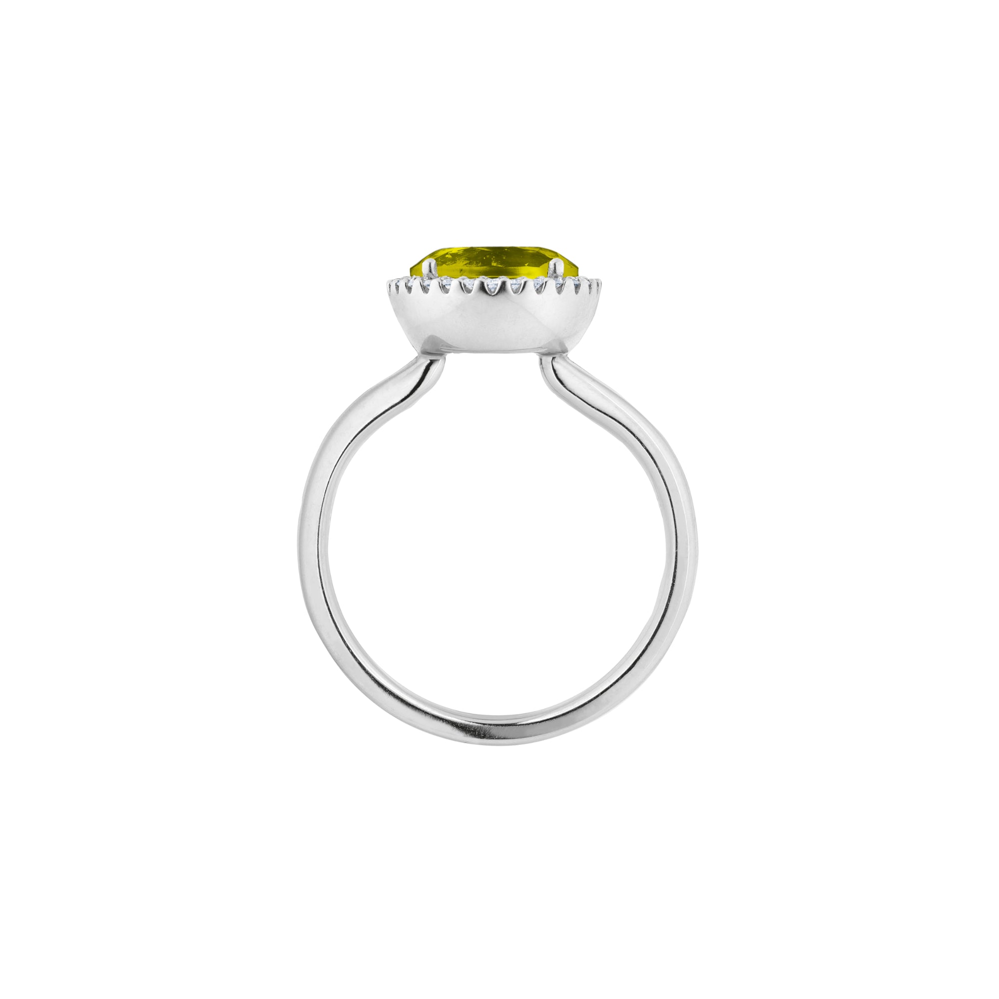 Capolavoro Ring Espressivo (RI8P02295-M) aus Weißgold mit Peridot