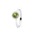 Capolavoro Ring Espressivo (RI8P02395-M) aus Weißgold mit Diamant und Peridot