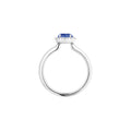 Capolavoro Ring Espressivo (RI8TAN02395-M) aus Weißgold mit Diamant und Tansanit