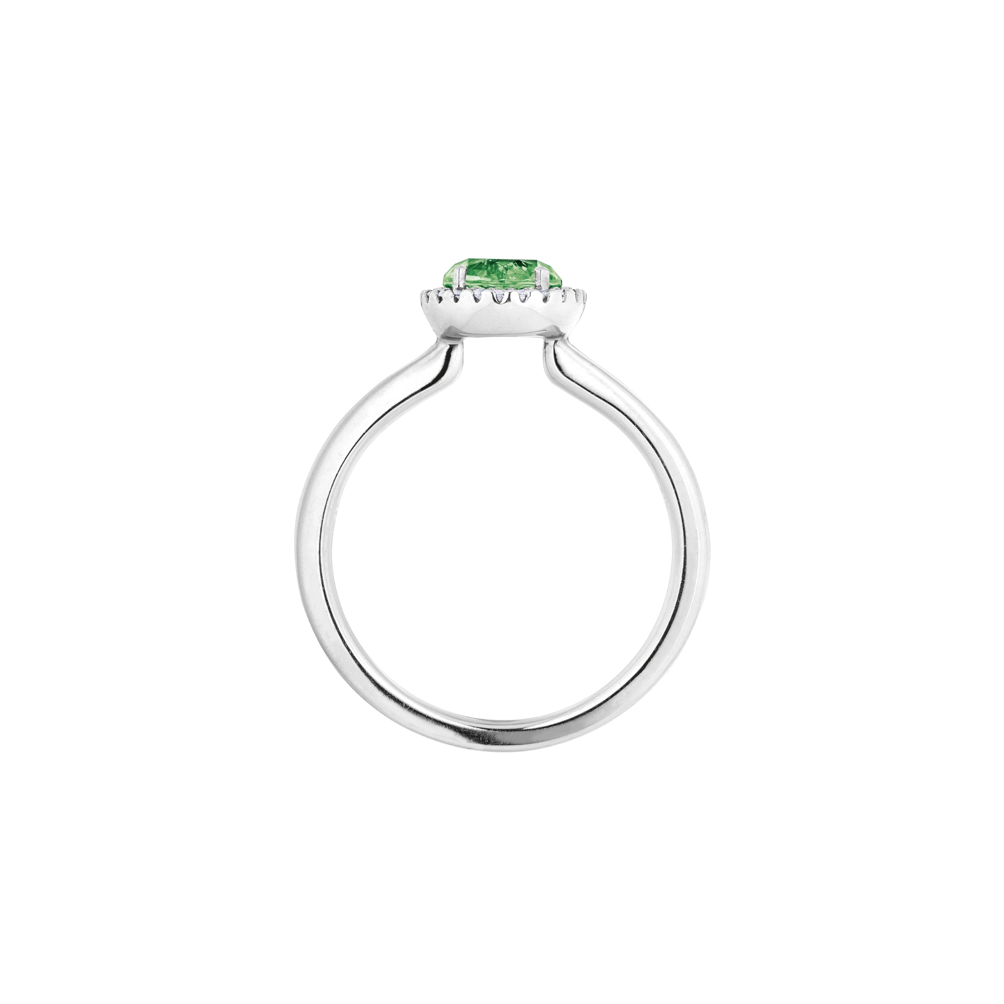 Capolavoro Ring Espressivo (RI8TUG02395-M) aus Weißgold mit Diamant und Turmalin