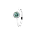 Capolavoro Ring Espressivo (RI8TUT02395-M) aus Weißgold mit Diamant und Turmalin