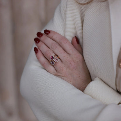 Ring Espressivo, Roségold • Amethyst • Diamant von Capolavoro (RI9AMF02395-M)