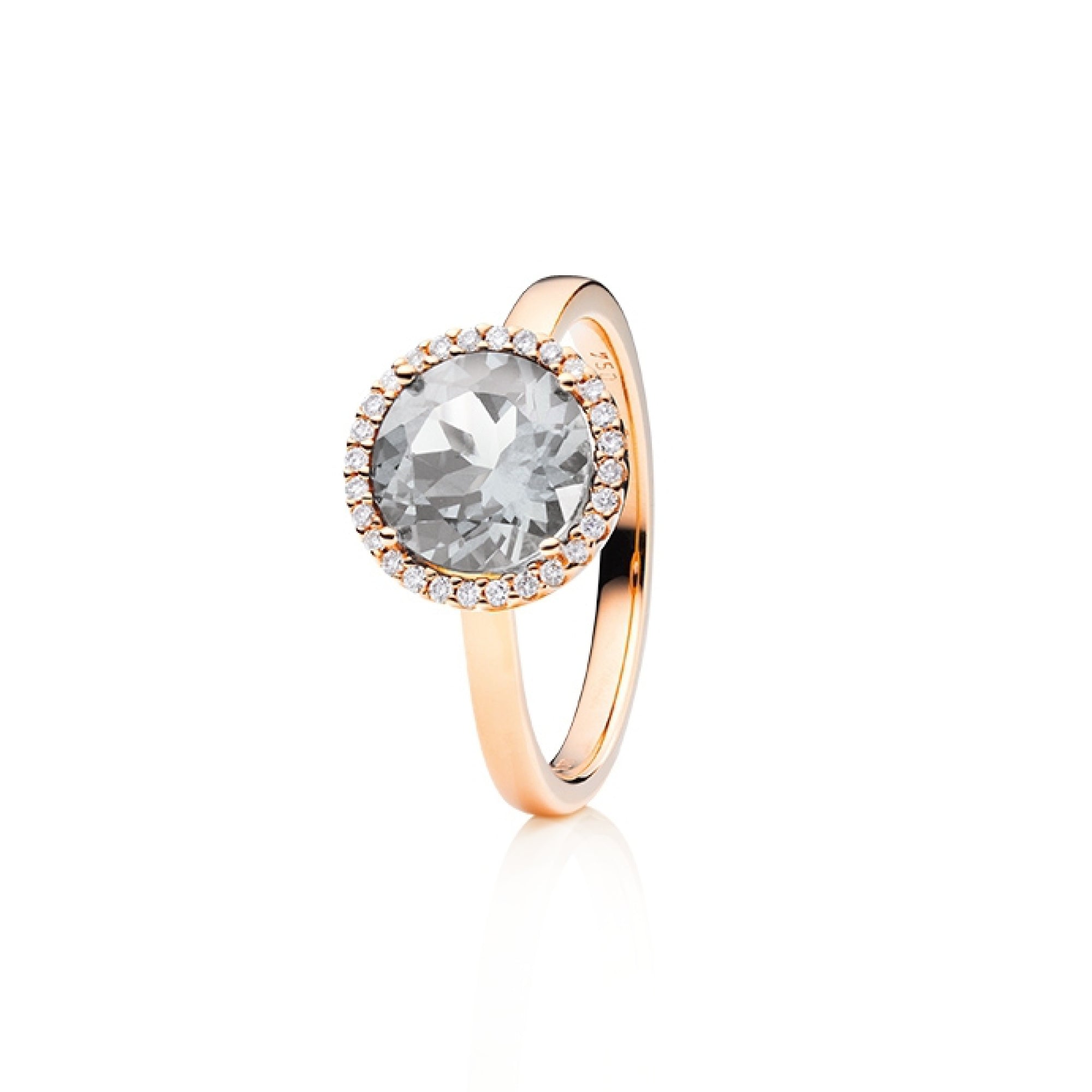 Capolavoro Ring Espressivo (RI9BEK02295-M) aus Roségold mit Diamant
