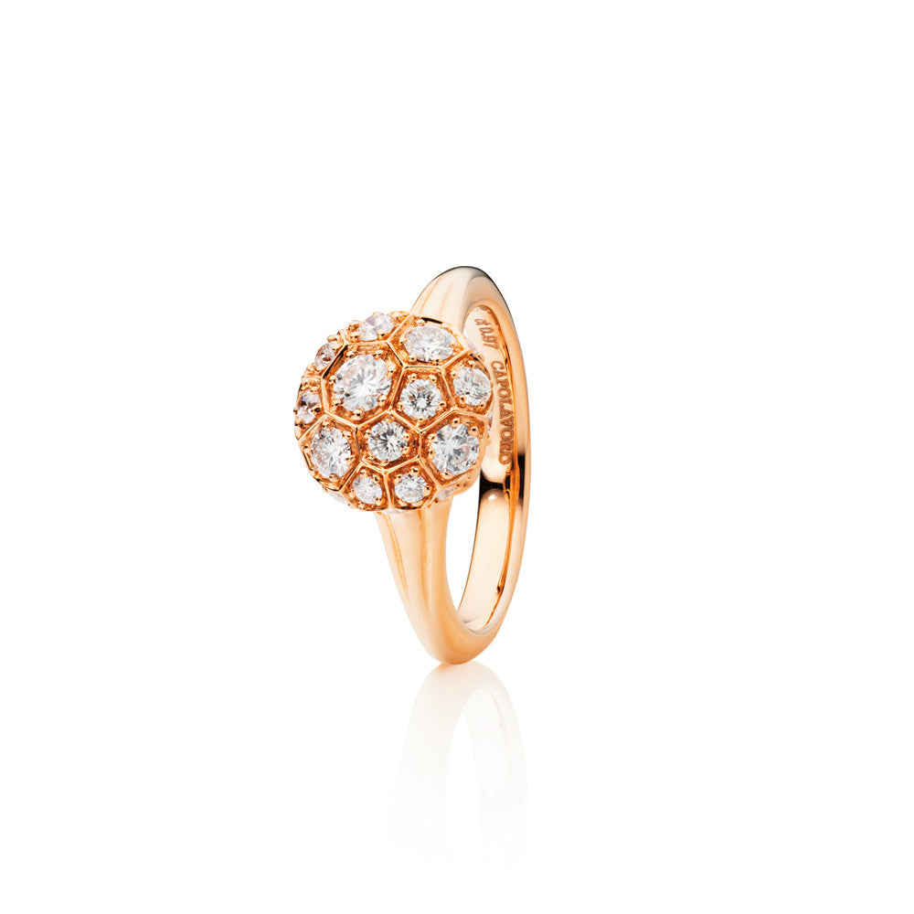 Capolavoro Ring Fiore Magico (RI9BRW02584) aus Roségold mit Diamant