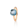 Capolavoro Ring Happy Holi - RI9TOA02696.FAC (FAC) aus Roségold mit Diamant und Topas