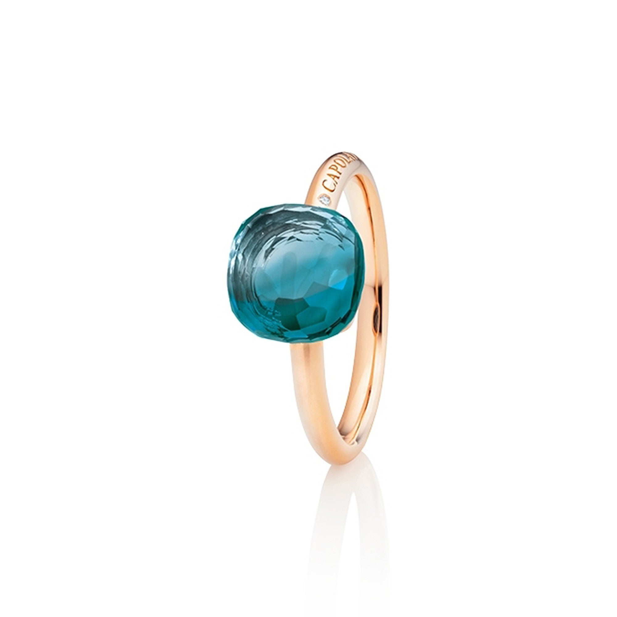 Capolavoro Ring Happy Holi - RI9TOL02696.FAC (FAC) aus Roségold mit Diamant und Topas