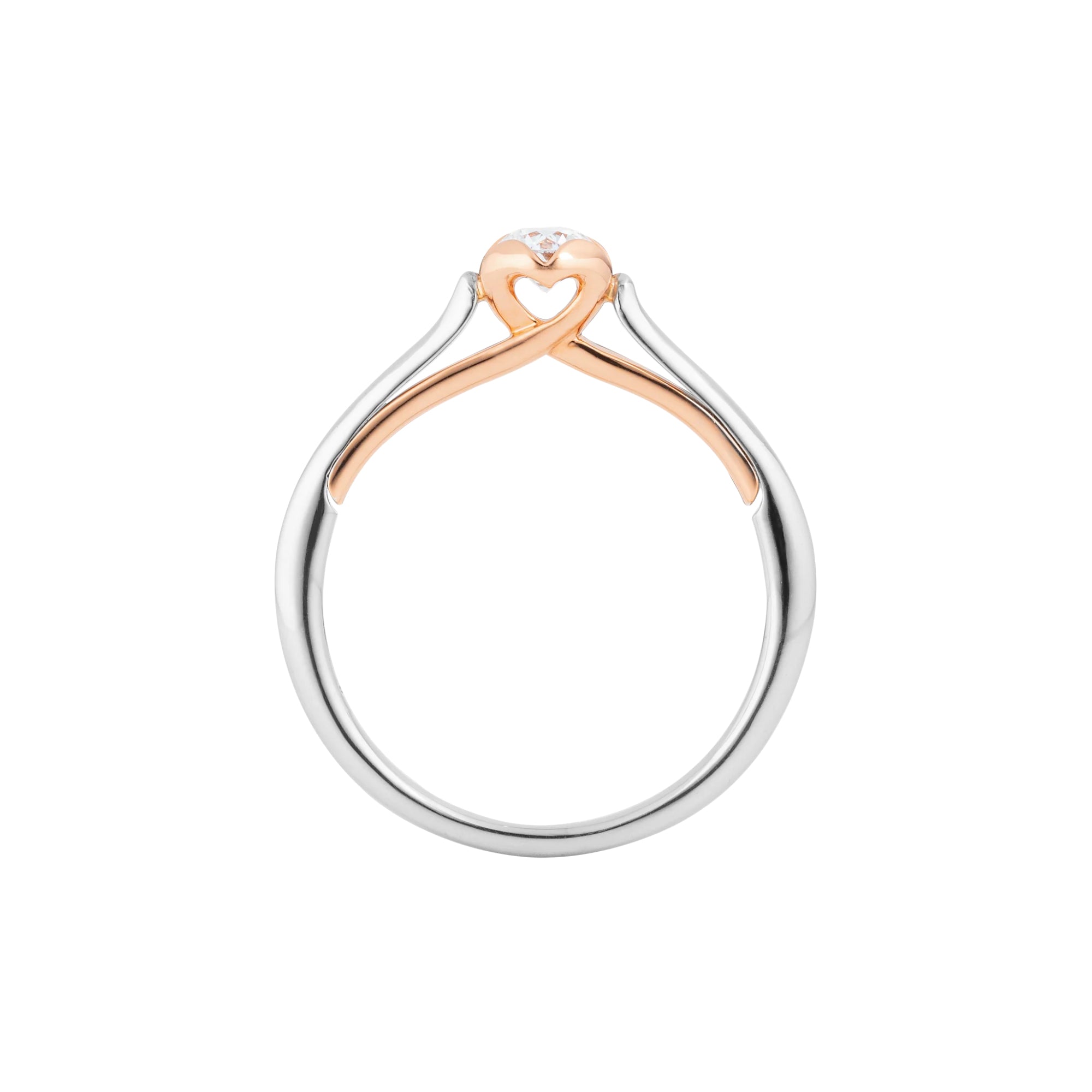 Capolavoro Ring Infinite Love - RI8B05072.0.25TW (25TW-VS) aus Bicolor-Gold mit Diamant
