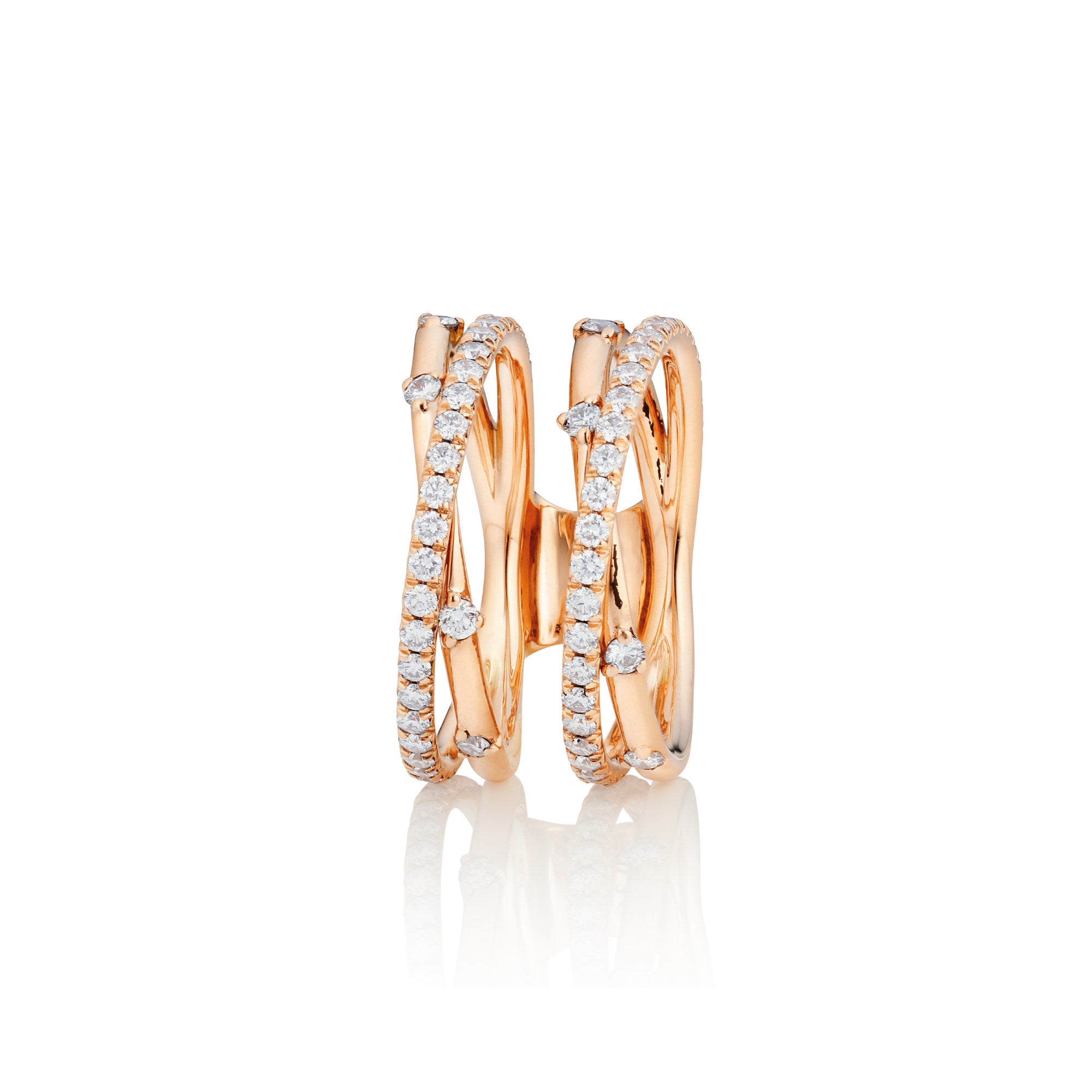 Capolavoro Ring Jaquet (RI9BRW02724) aus Roségold mit Diamant