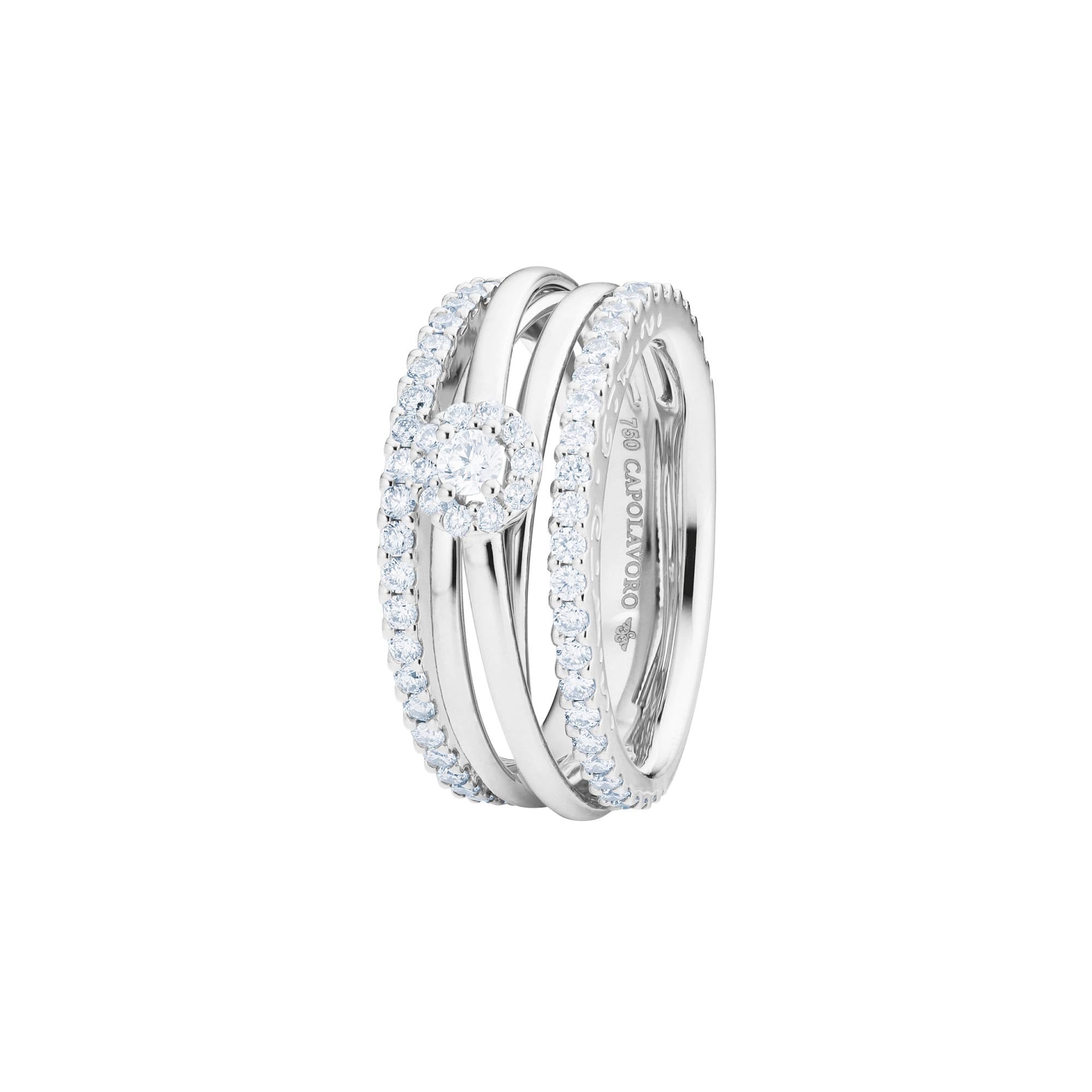 Capolavoro Ring Magnifico (RI8BRW02719) aus Weißgold mit Diamant