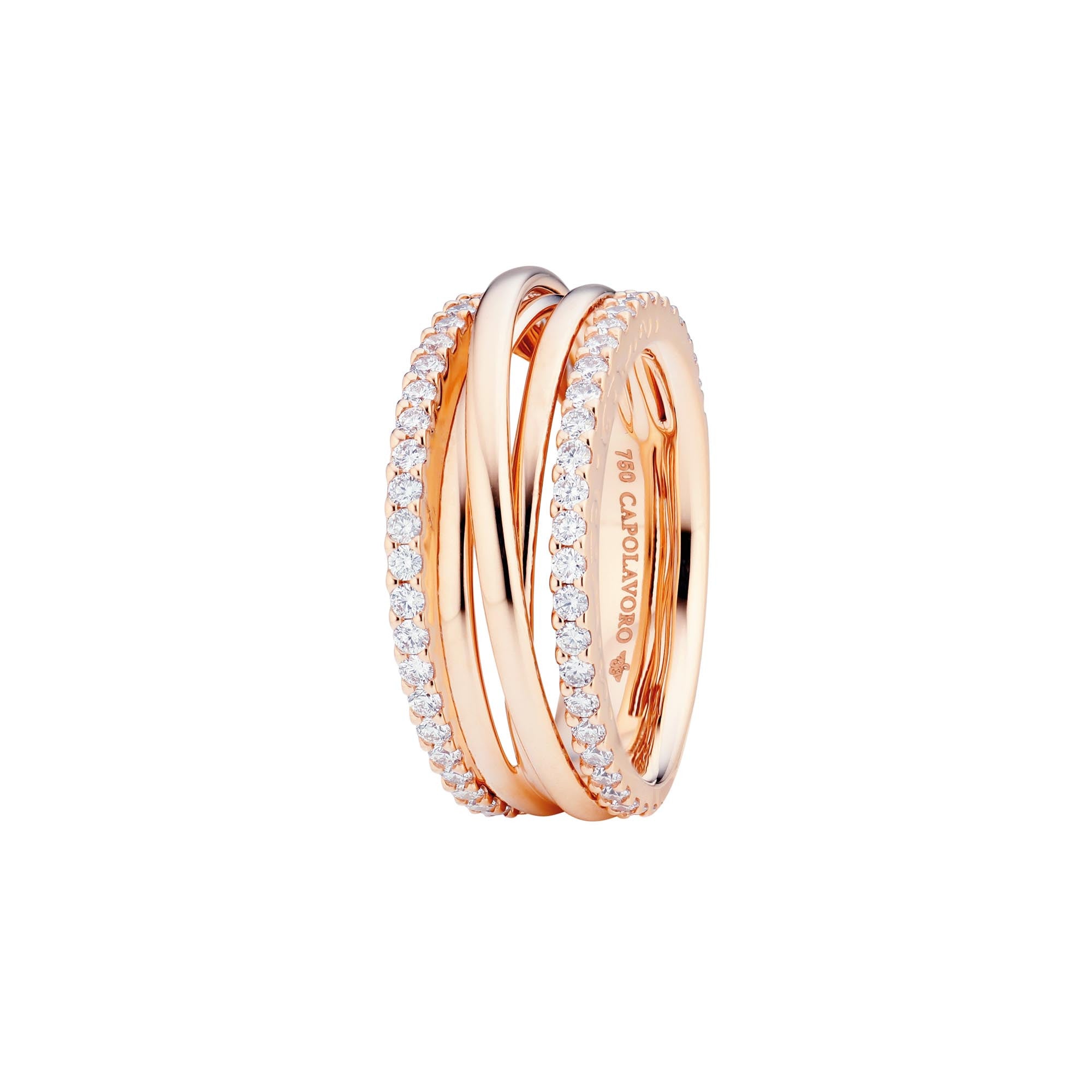Capolavoro Ring Magnifico (RI9BRW02718) aus Roségold mit Diamant