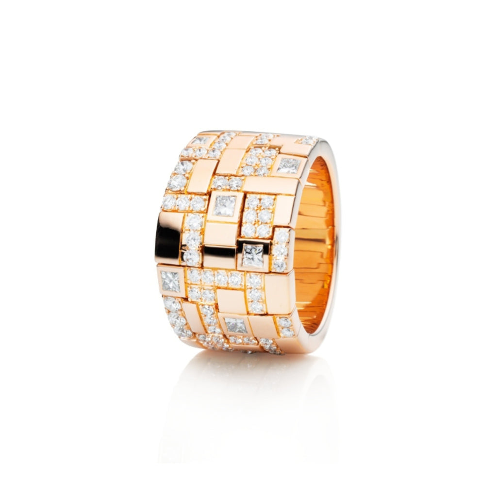 Capolavoro Ring Palazzo (RI9B02471) aus Roségold mit Diamant