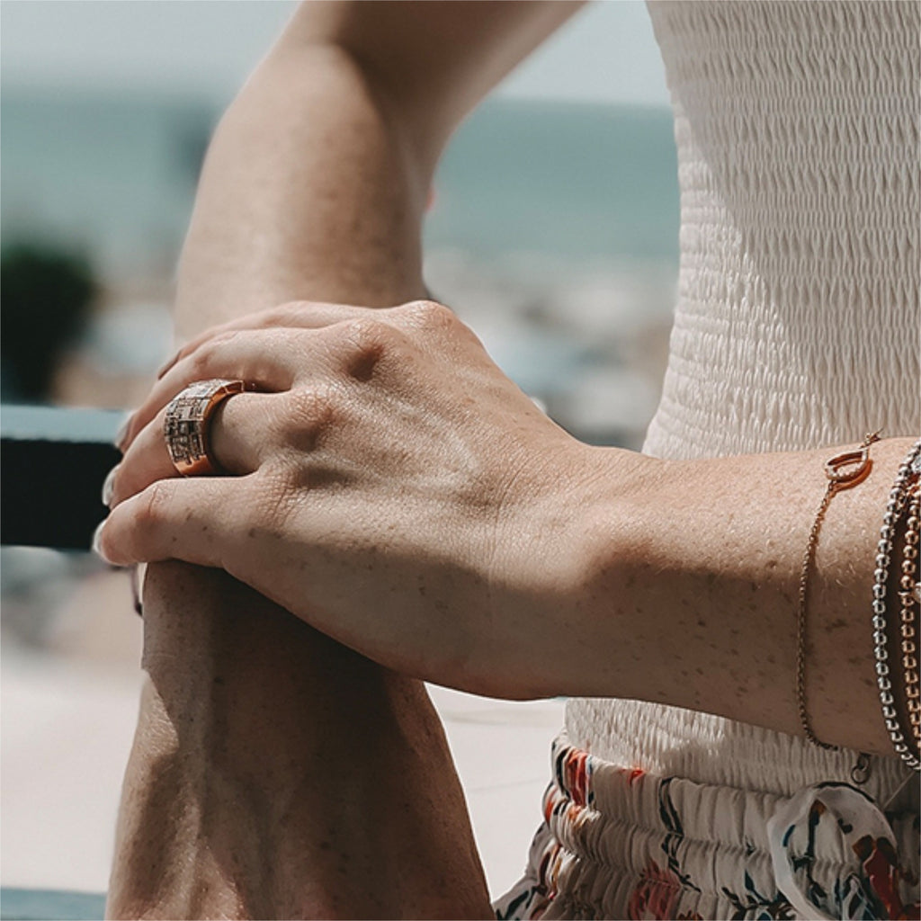 Capolavoro Ring Palazzo (RI9B02471) aus Roségold mit Diamant