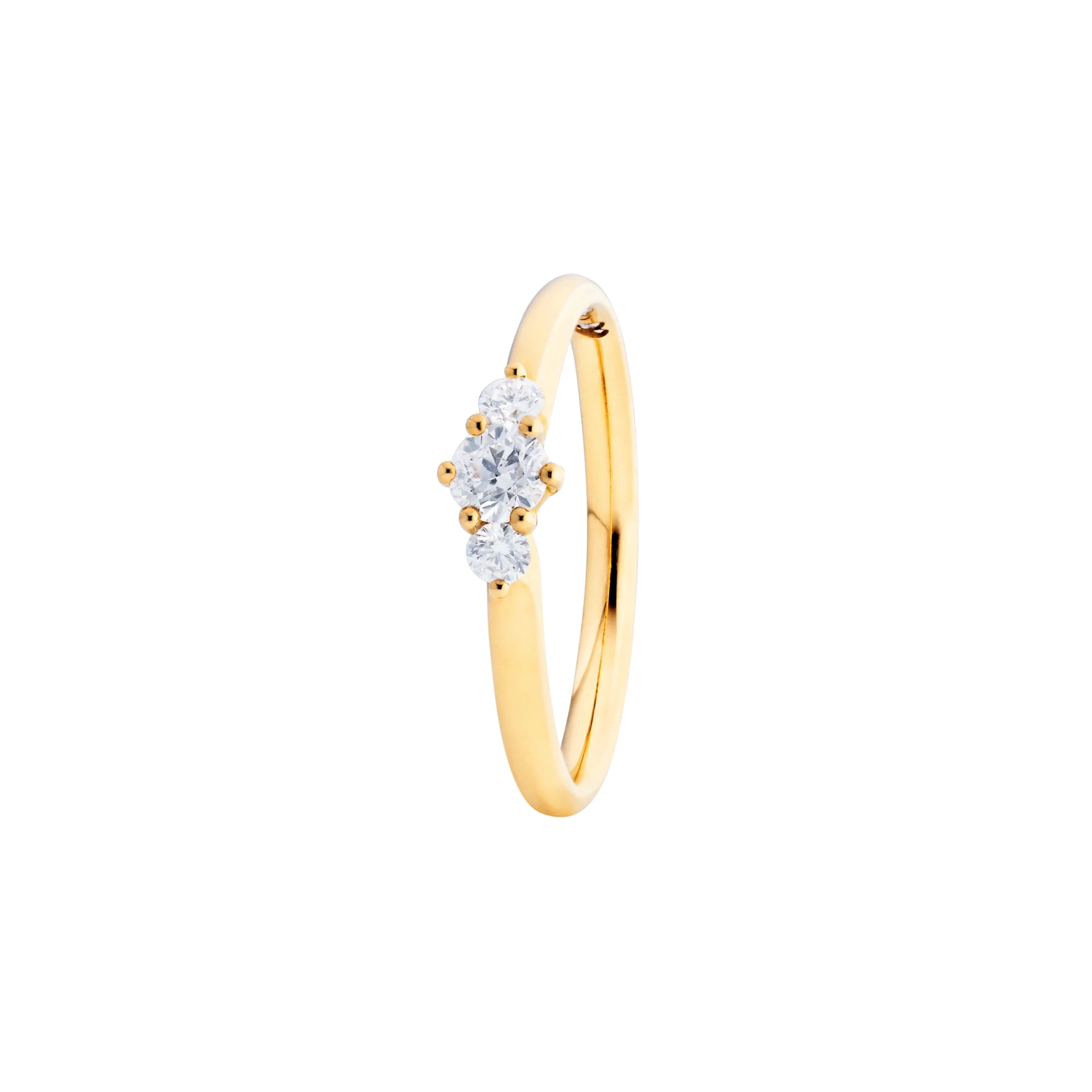 Capolavoro Ring Princess - RI7BRW02782.0.20TW (20TW-SI) aus Gelbgold mit Diamant